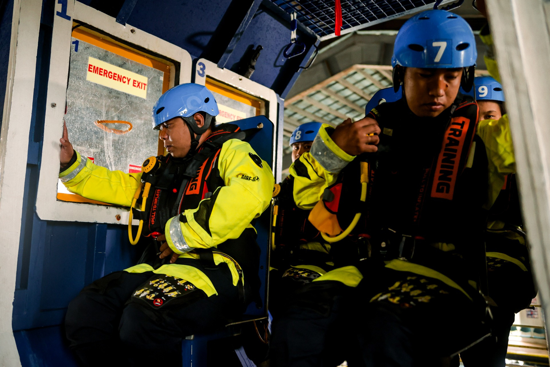 Breathing apparatus training for offshore readiness