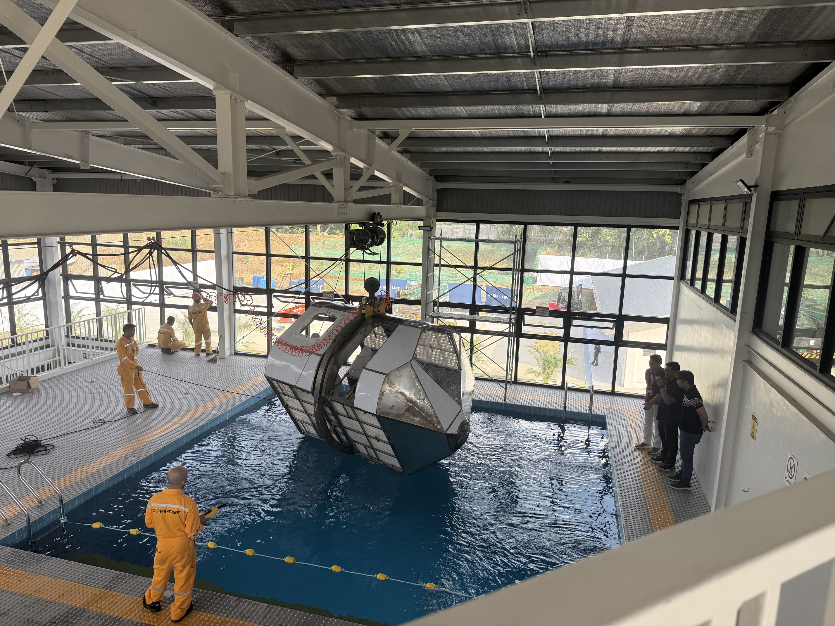 COMPASS Offshore HUET and sea survival training pool